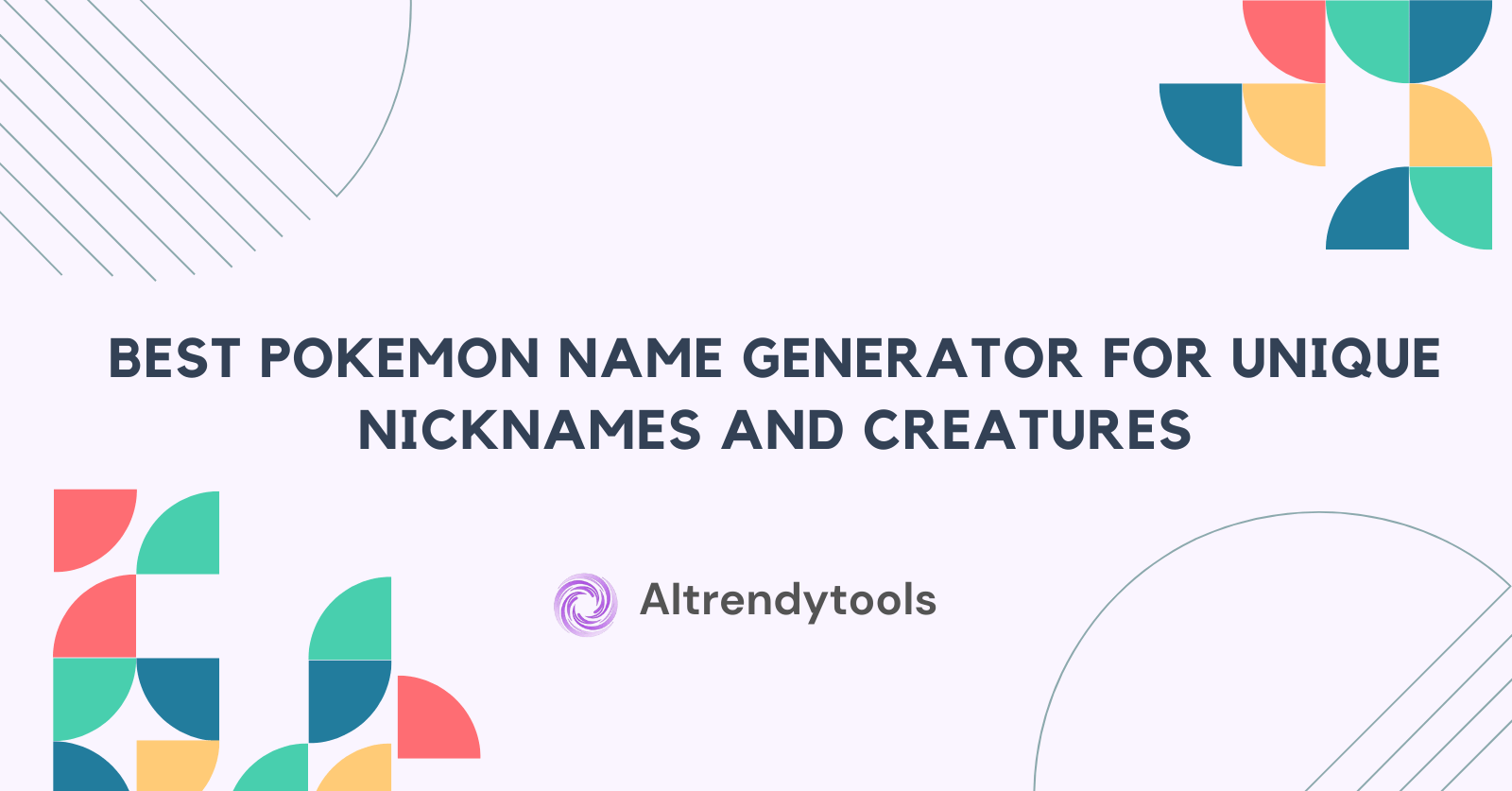 Best Pokemon Name Generator for Unique Nicknames and Creatures - AItrendytools